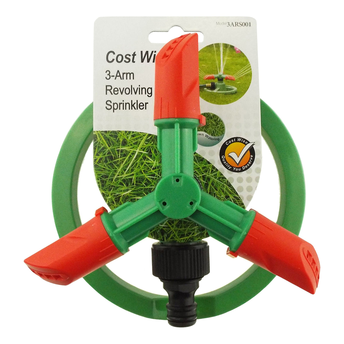 Cost Wise 3-Arm Revolving Sprinkler