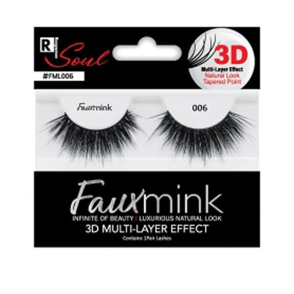 Response Soul Faux Mink 3D Effect Eyelash 006 for Luxurious Volume & Natural Drama