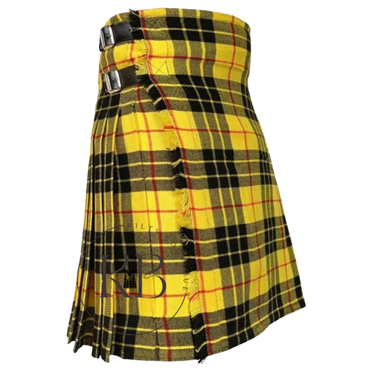 MacLeod of Lewis 8‑Yard Handmade Tartan Kilt for Men – Traditional Scottish Highland Kilt