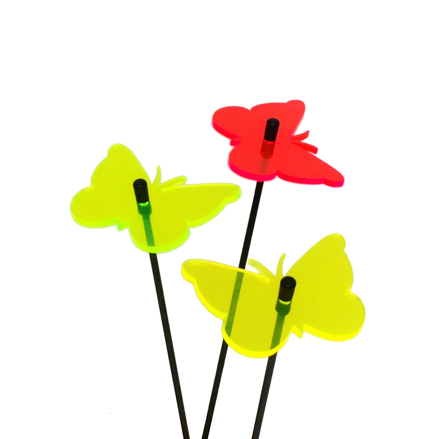 Small Garden Décor Ornaments Set of 3 'Gatekeeper Butterfly'