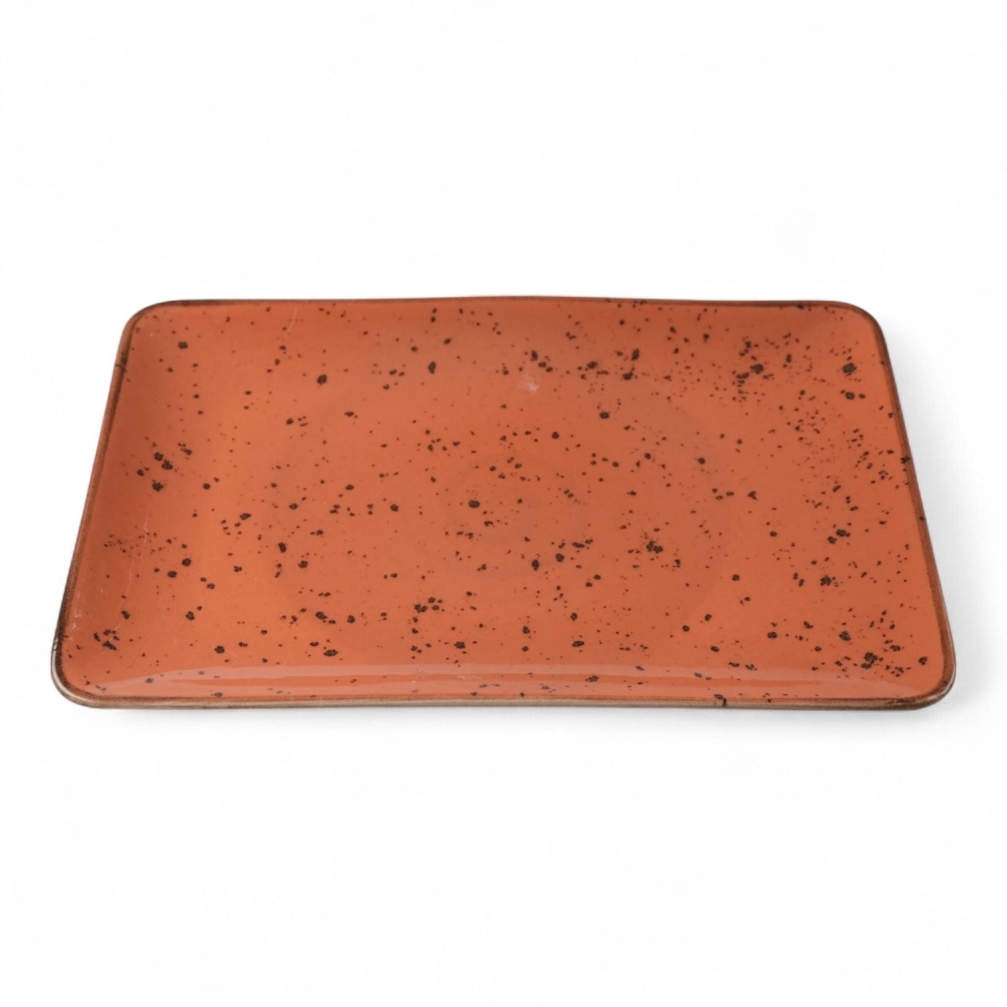 Porcelain Serving Plate – Fairlie, Orange – 30x20cm