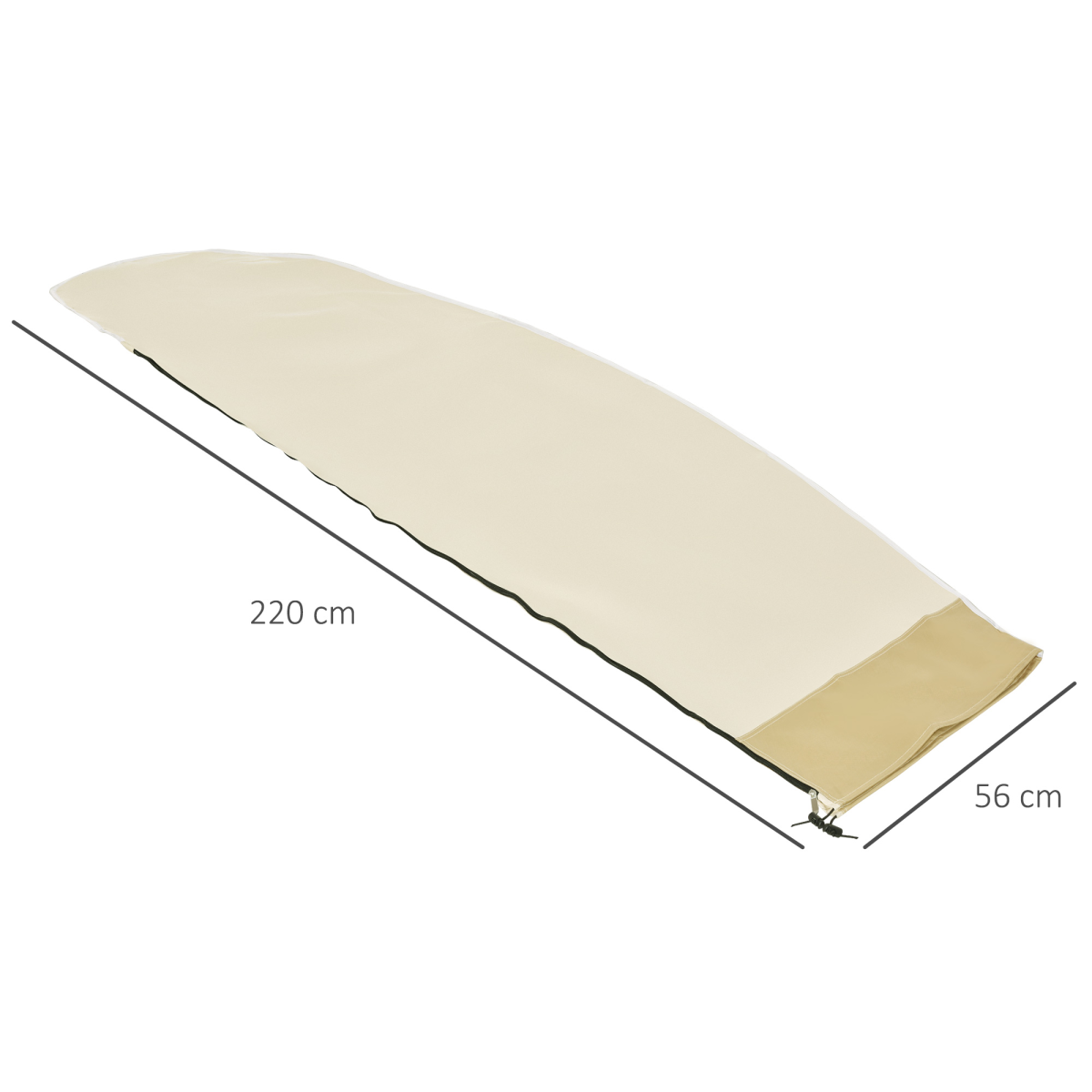 Outdoor Parasol Cover Umbrella Garden Furniture Protection Wind Rain