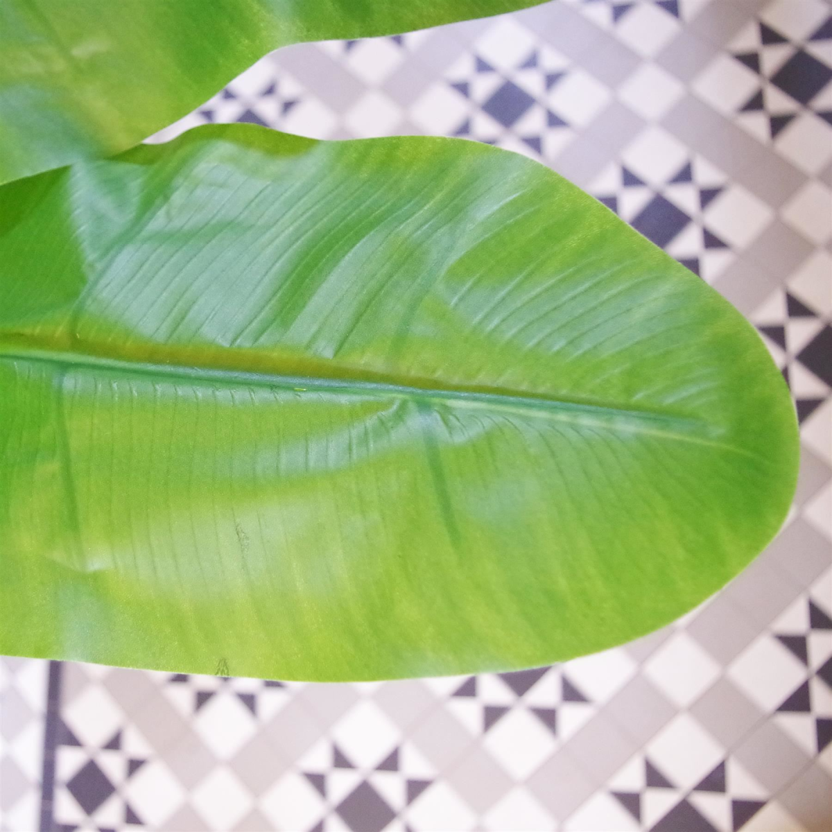 180cm Artificial Banana Tree Tropical Plant Gold Metal Planter