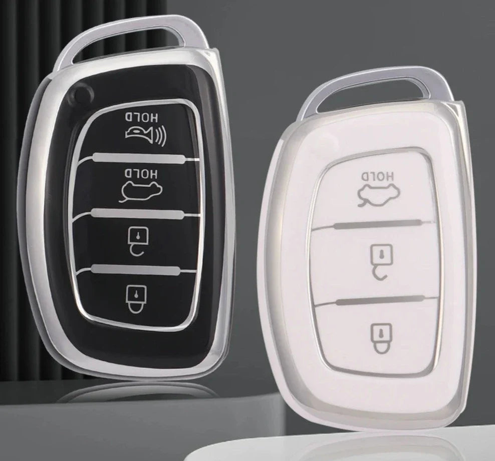 3 4 Button TPU Car Smart Key Case Cover
