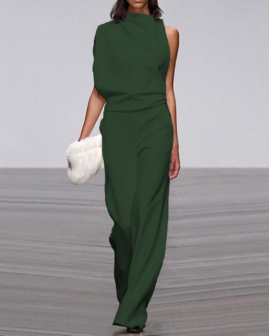 Versula - Premium One-Shoulder Jumpsuit