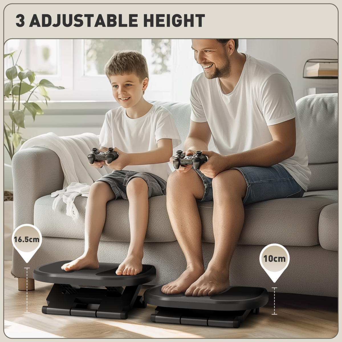 Adjustable Footrest - Enhance Comfort & Posture - Ergonomic Support