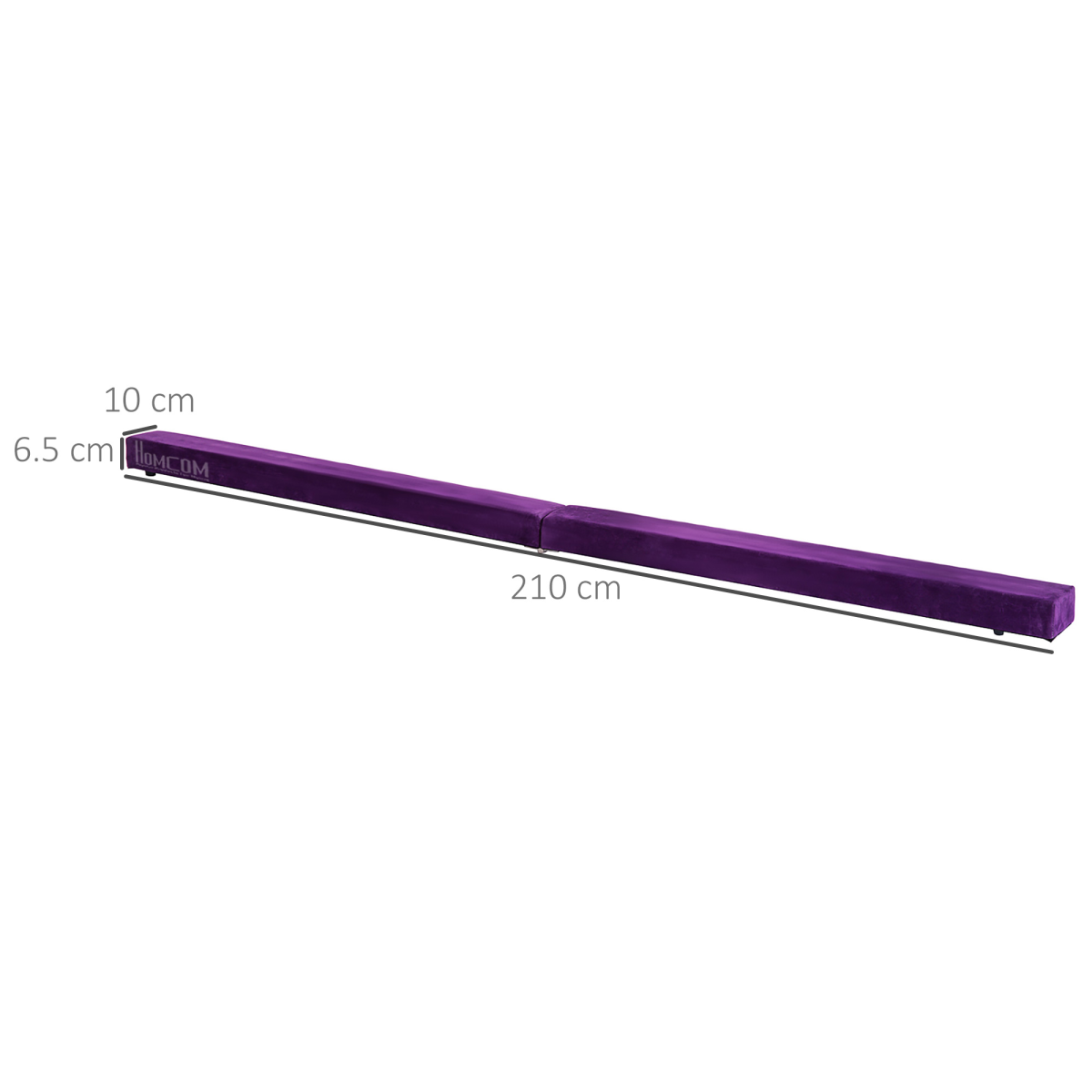 Balance Beam Trainer Kids Teens Fold Skill Performance Suede Purple 2.1M Home
