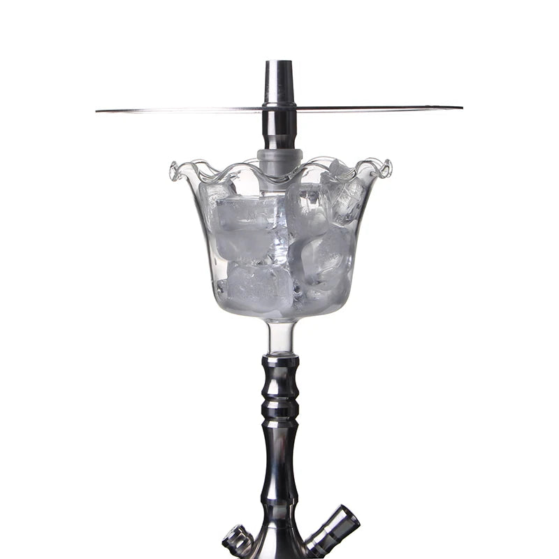 HY Glass Ice Bowl Pre-Cooler - Refreshing Smoke for Shisha Experience