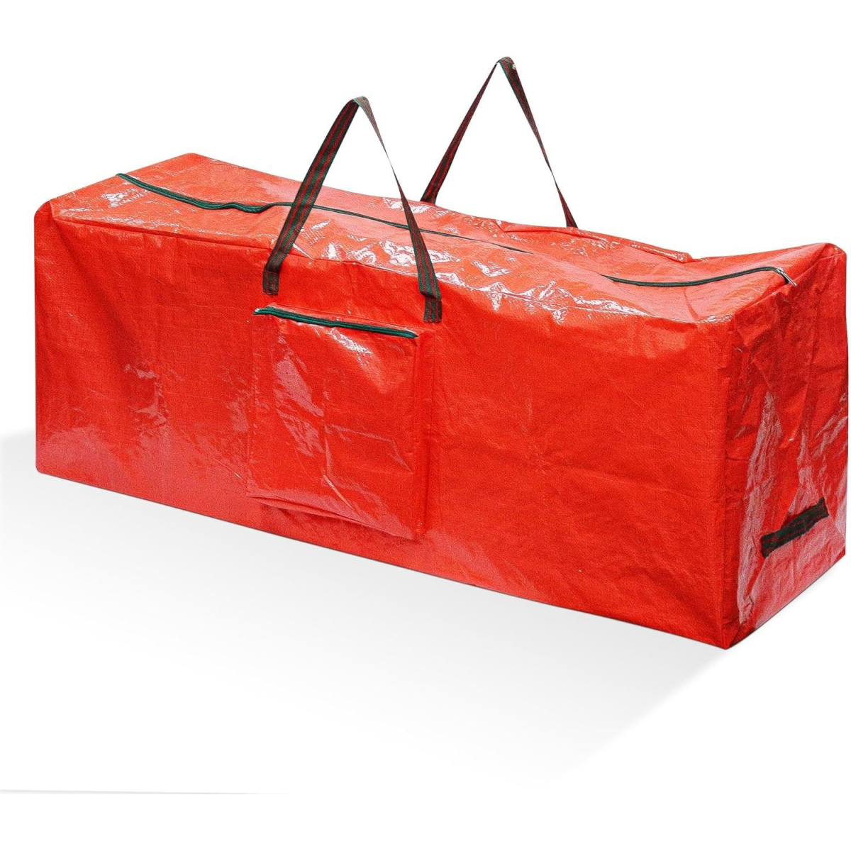 Large Green Xmas bag With Side Pocket
