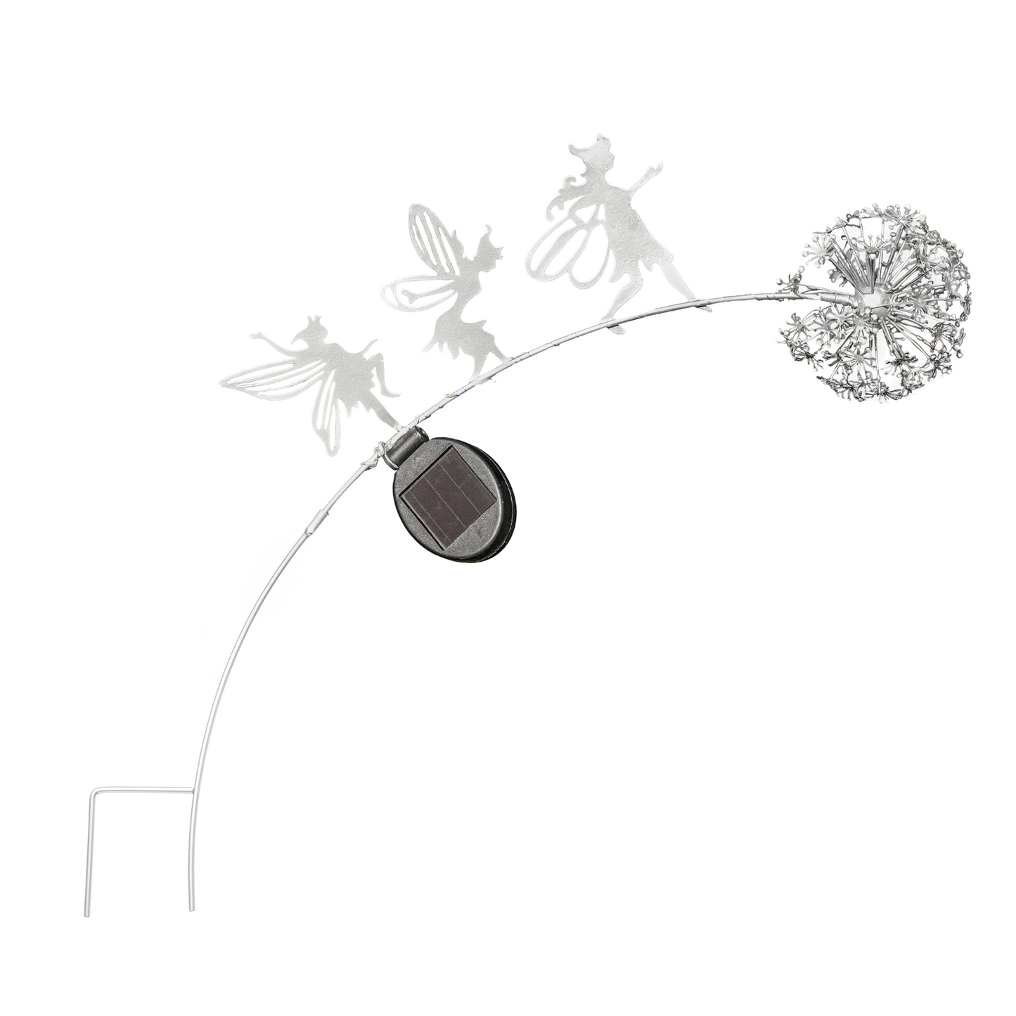 Solar Dandelion Fairy Stake Light Outdoor Garden Ornament