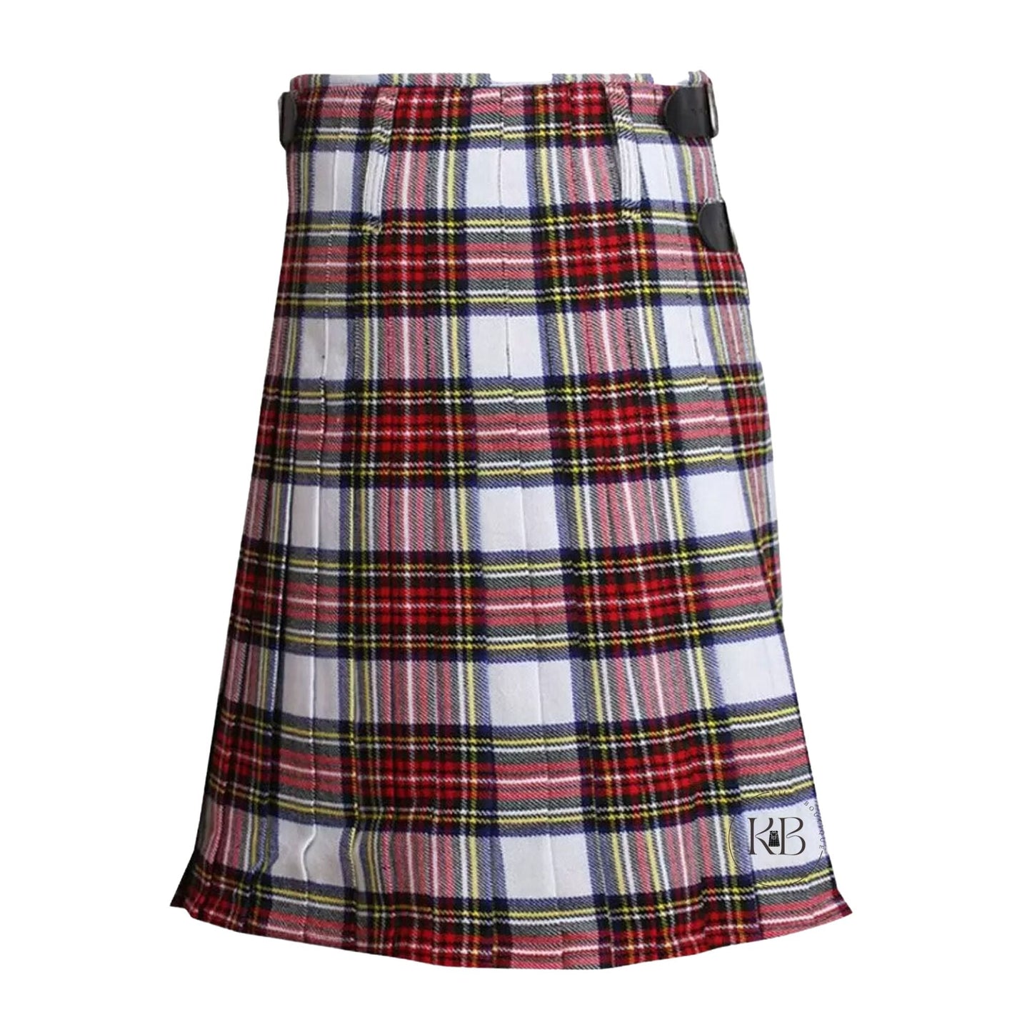 Dress Stewart Tartan Kilt || 8 Yard Handmade 16oz Traditional Kilt