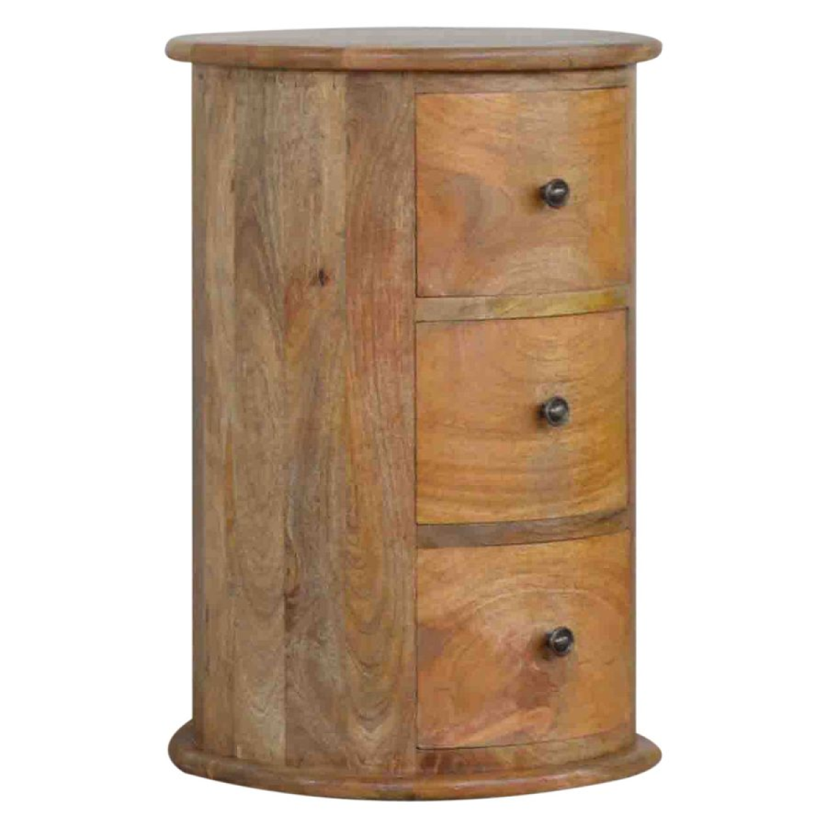 Artisan Furniture Solid Wood 3 Drawer Drum Chest