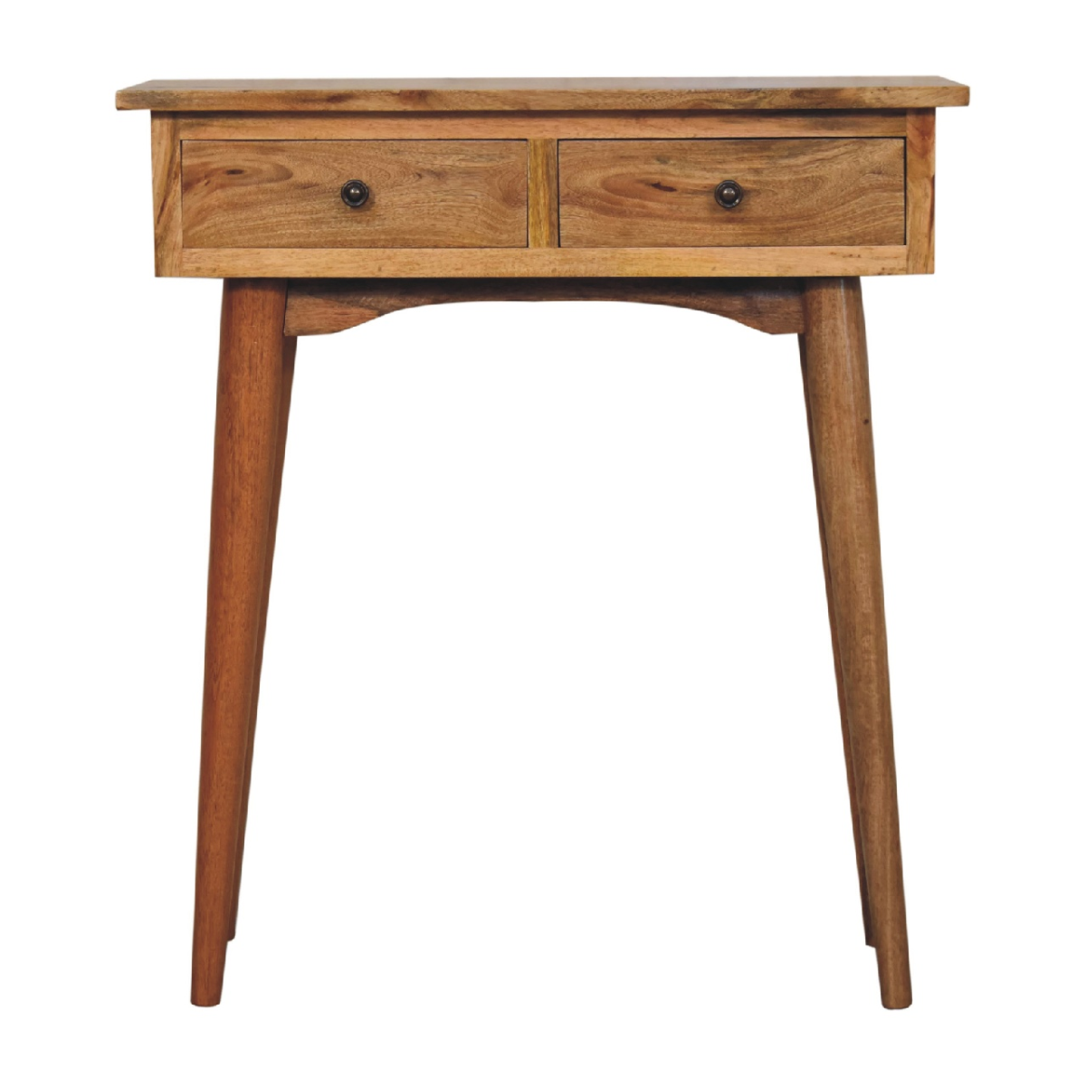 Artisan Furniture Solid Wood Mini Oak-ish Hallway Console Table