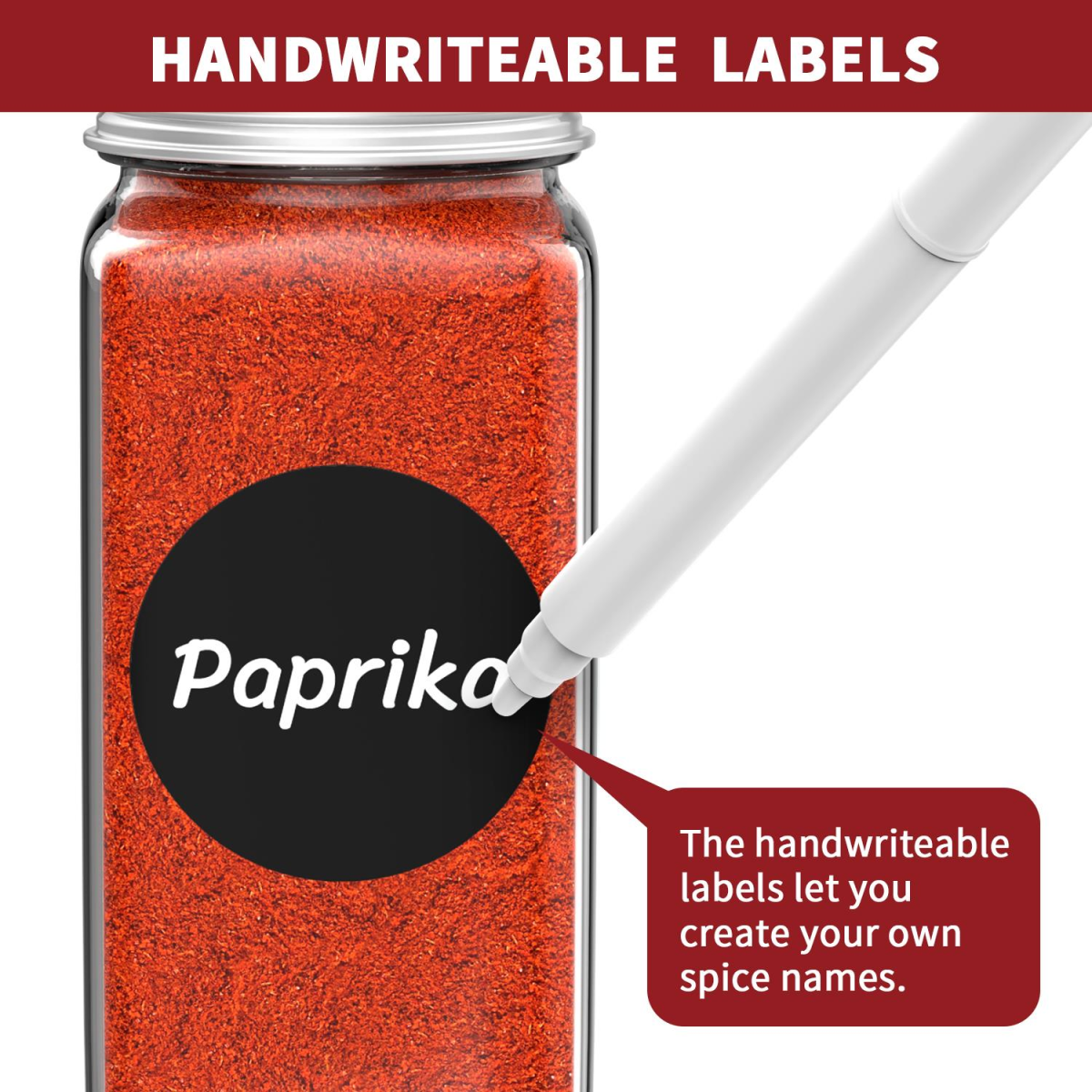 VINSANI SPICE JARS WITH LIDS 1010456