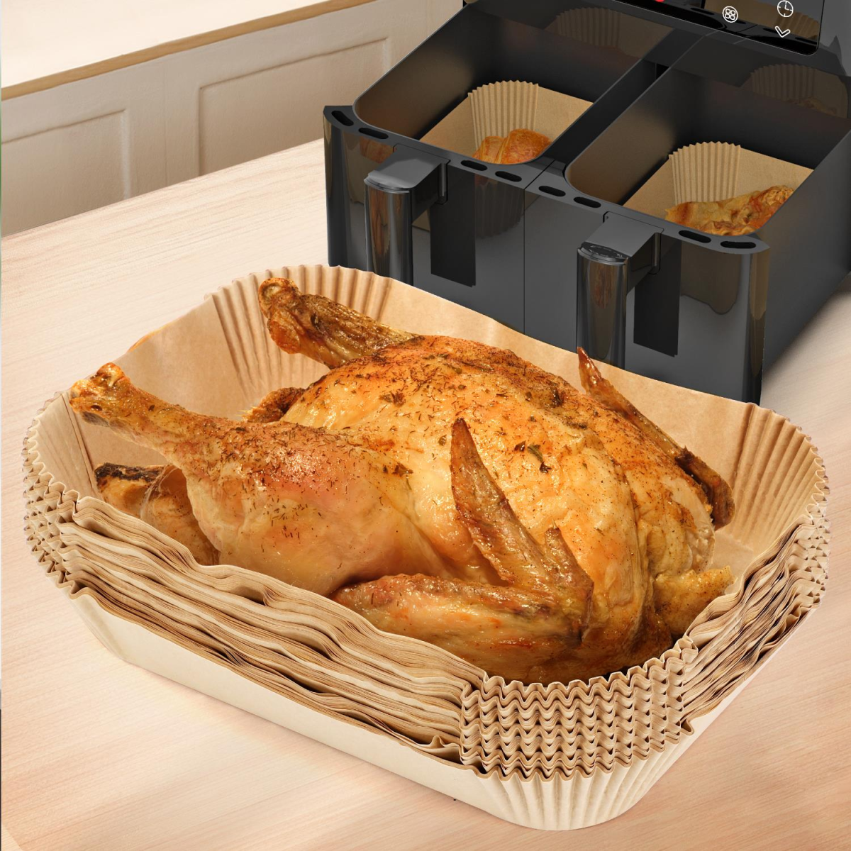 Vinsani 200pcs Air fryer paper liners 1010407