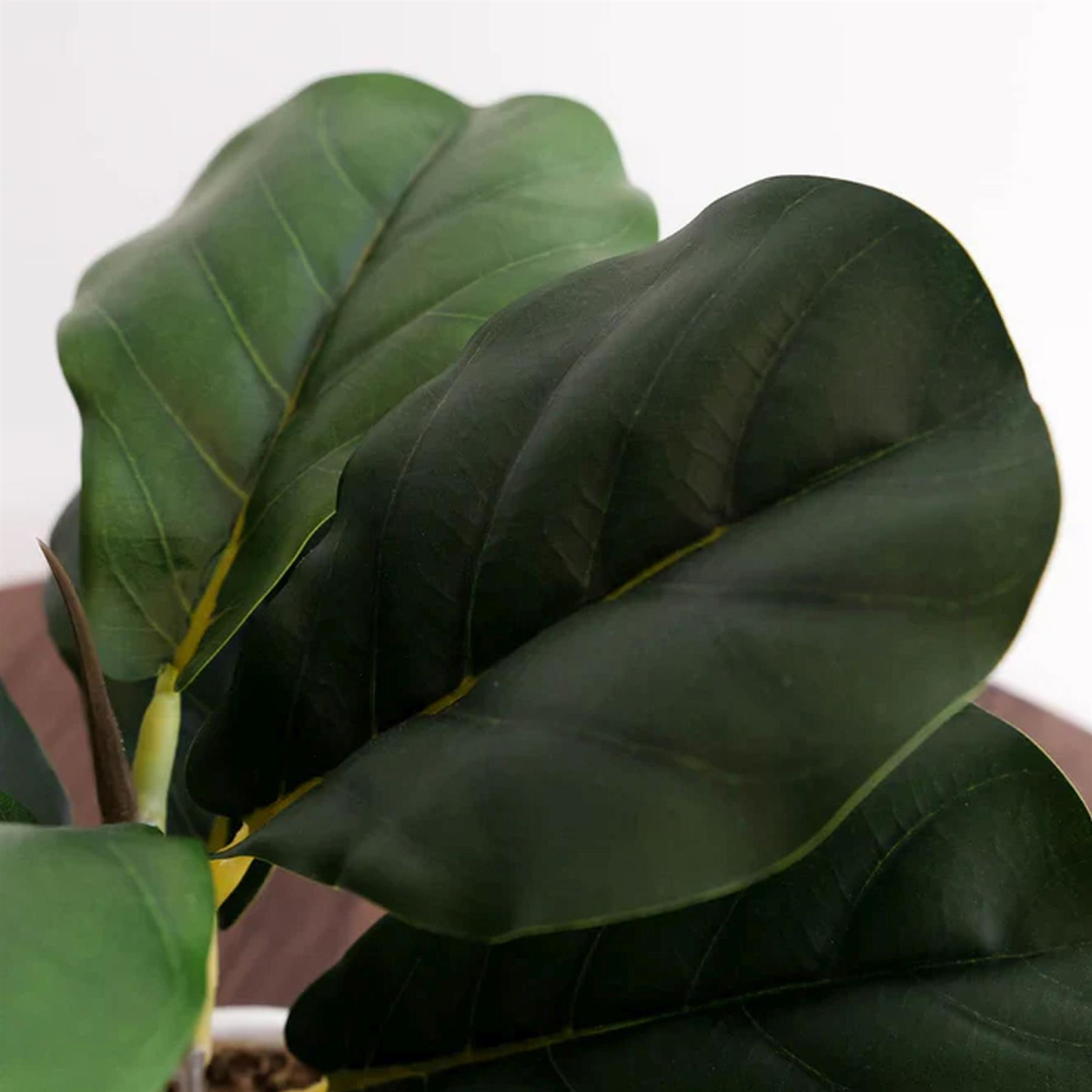 38cm Potted Artificial Fiddle Fig Plant
