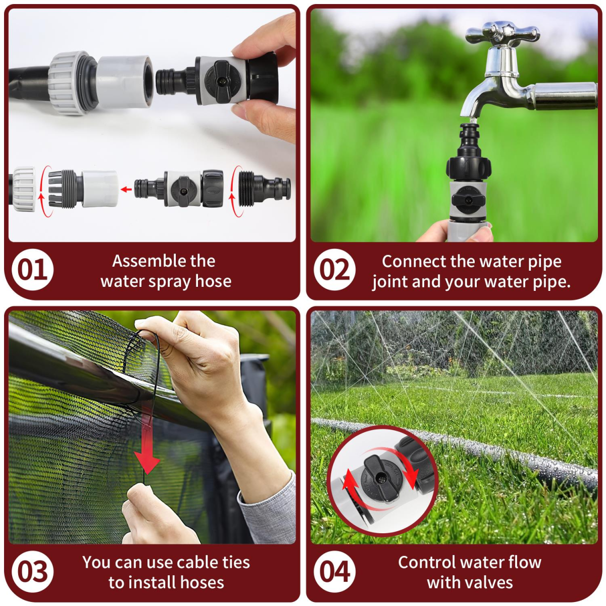 VINSANI 8M GARDEN SPRINKLER 1010517