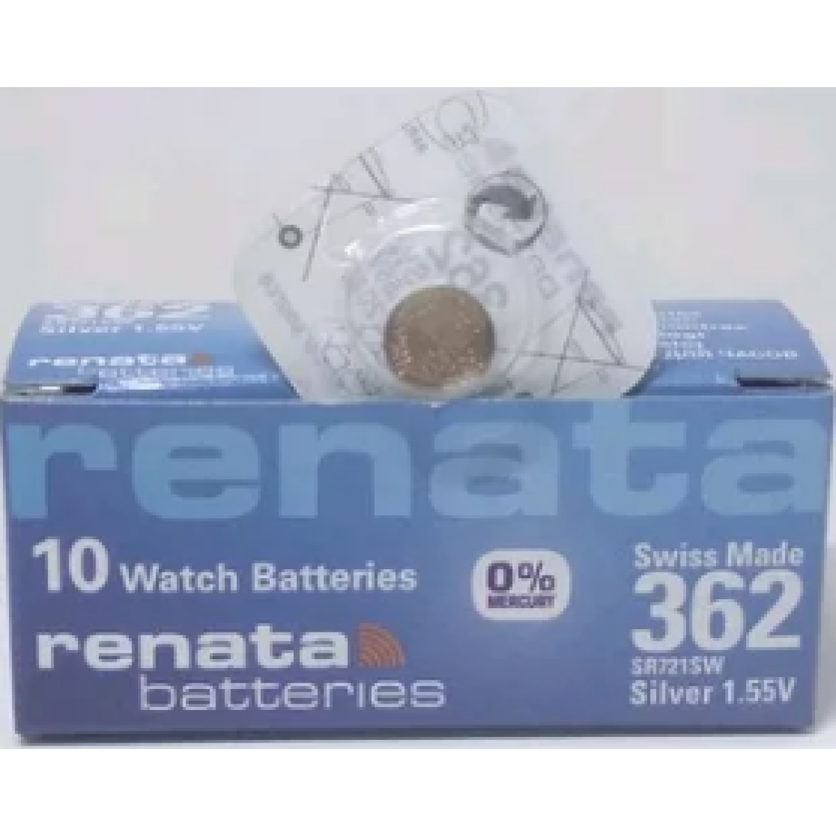 RENATA SP 362 Watch Batteries Pack Of 10
