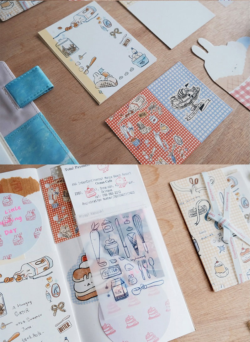 A Gator Life | Cream Bunny Journal Material Pack