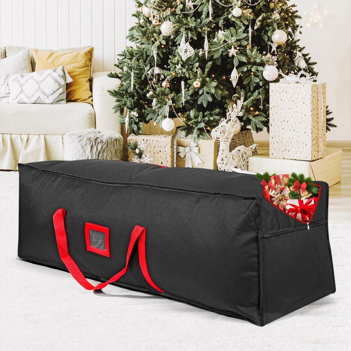 VINSANI BLACK XMAS BAG 1010452