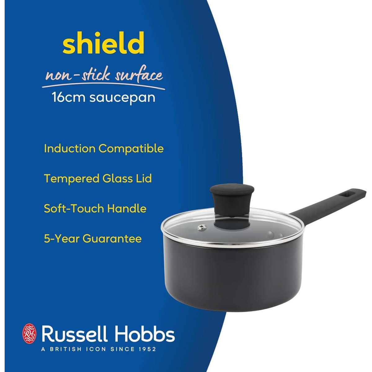 Russell Hobbs RH02839EU7 Shield 16cm Saucepan