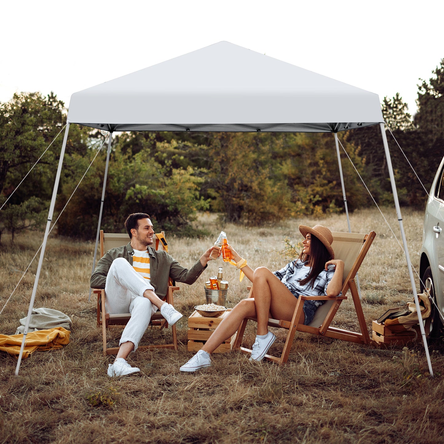 3 x 3M Pop-up Gazebo with Carrying Bag-Blue