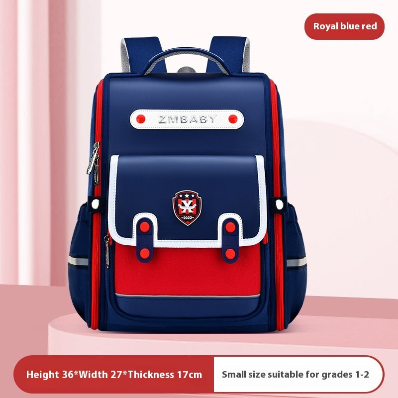 New Sesame Baby Primary School Schoolbag Grade 1-3-6 British Style Boys' Schoolbag Lightweight Girls Backpack