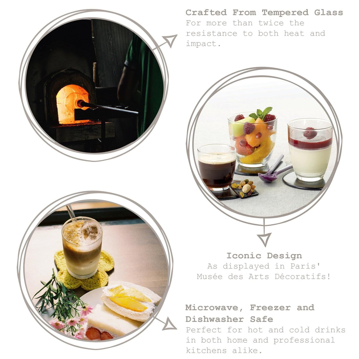 360ml Gigogne Highball Glasses - Pack of 6