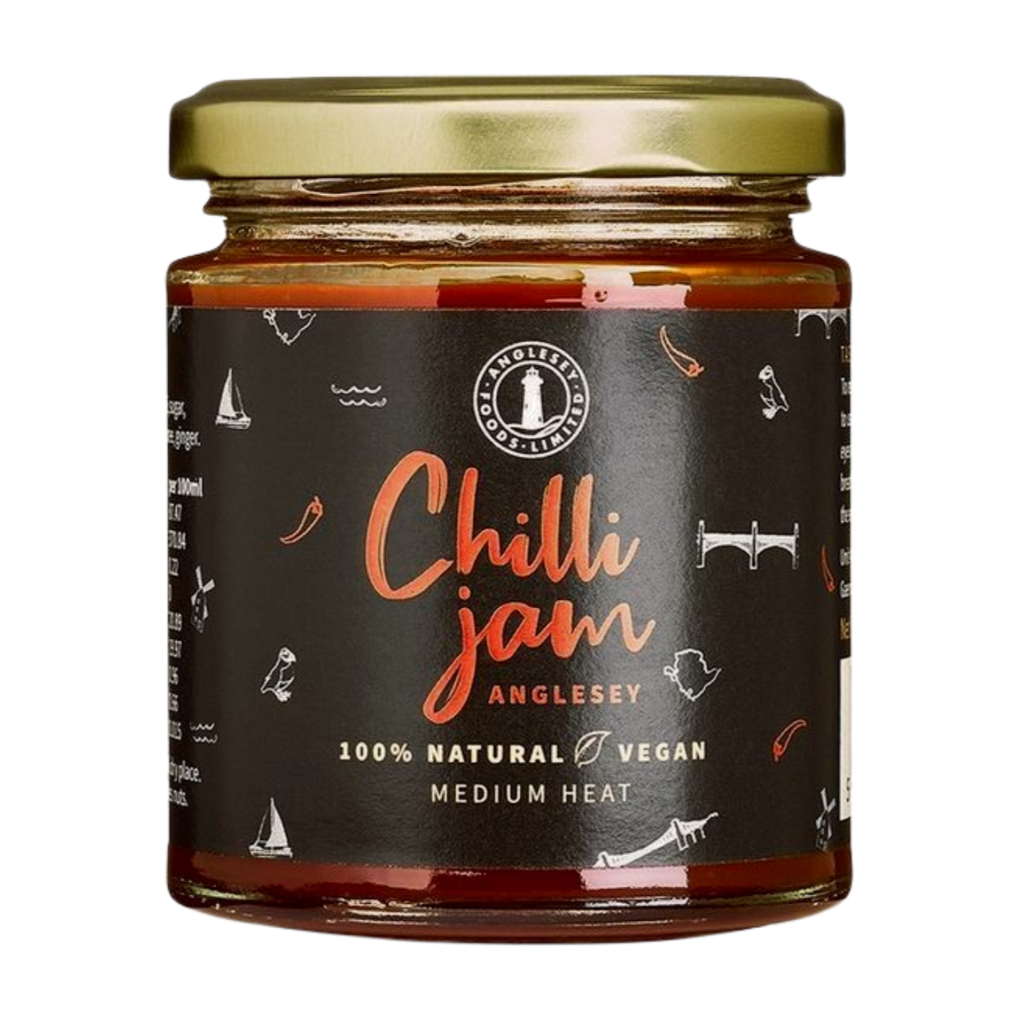 Anglesey Foods Medium Heat Chilli Jam (174g)