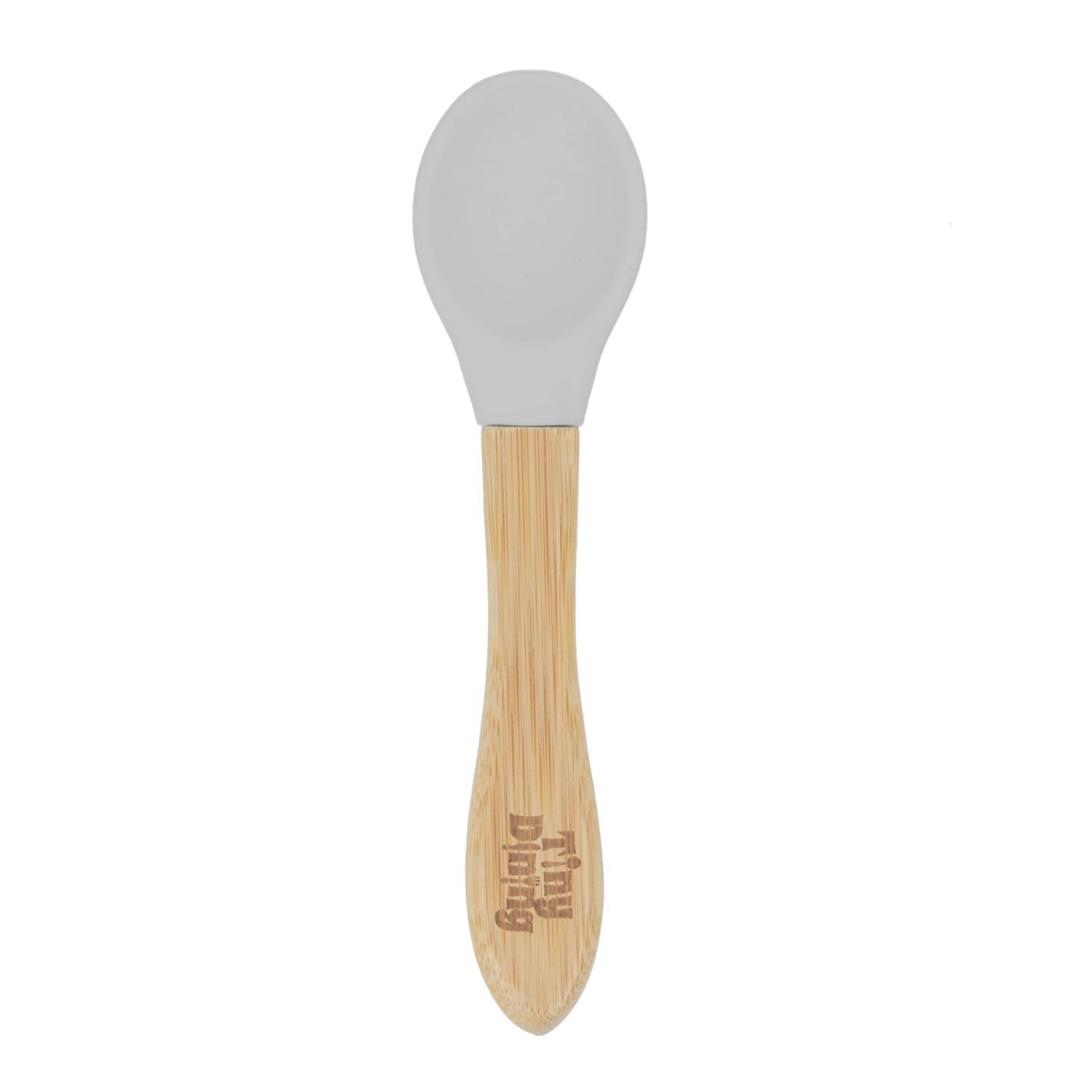 Soft Tip Bamboo Spoon - Silicone Tip