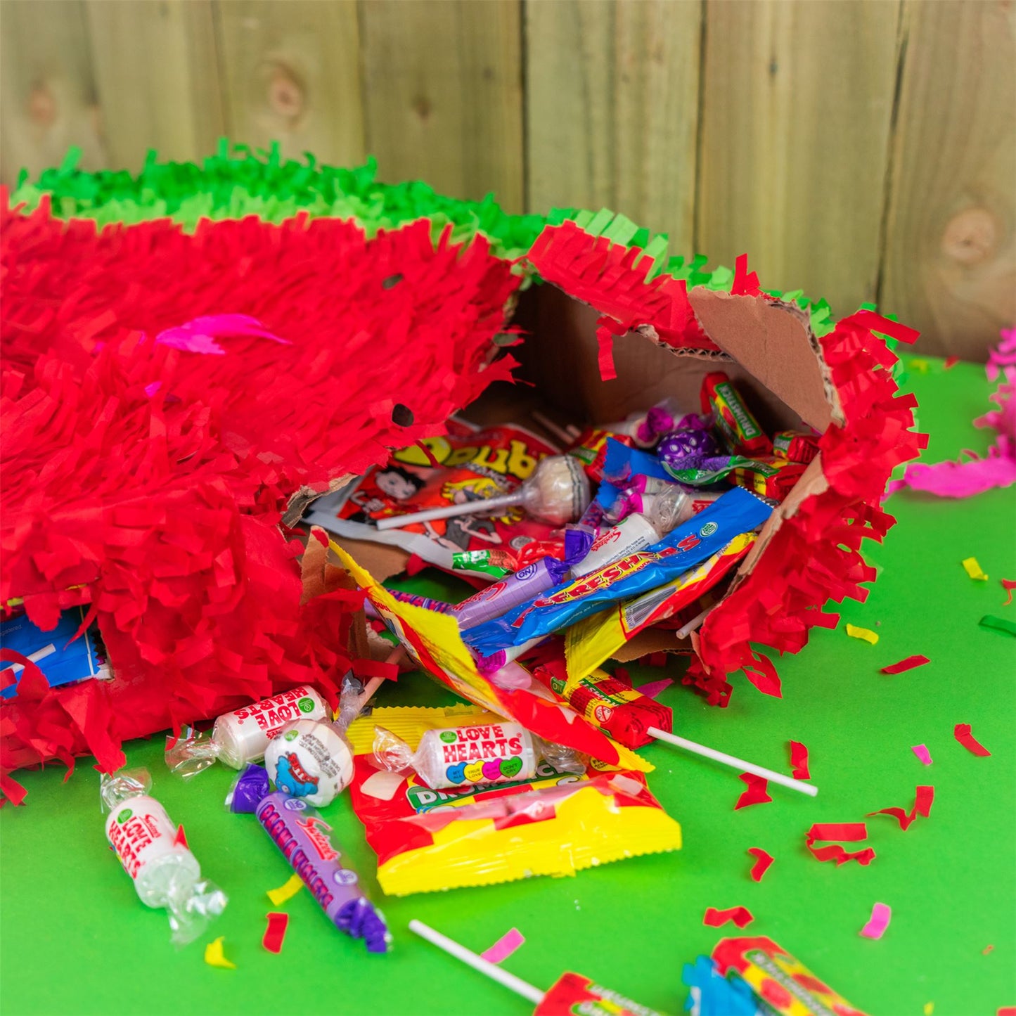 Watermelon Pop-Out Pinata Set with Stick & Blindfold