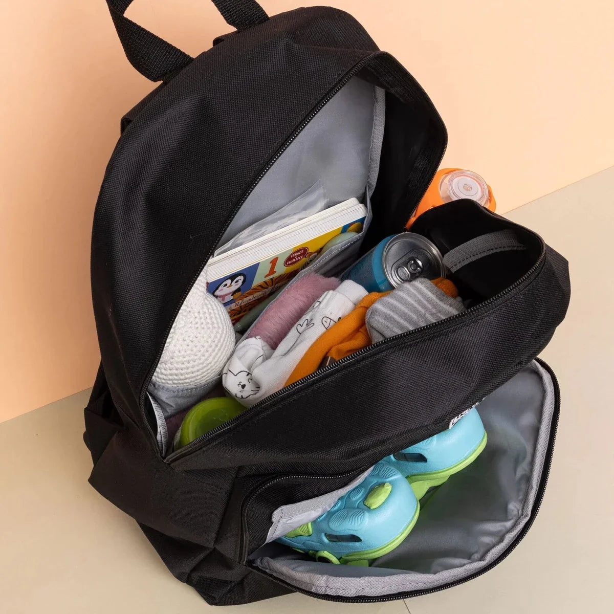 baby mom Everyday Baby Care Backpack - Black
