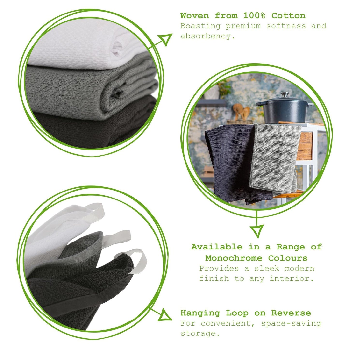Deluxe 100% Cotton Tea Towel - 60cm x 40cm
