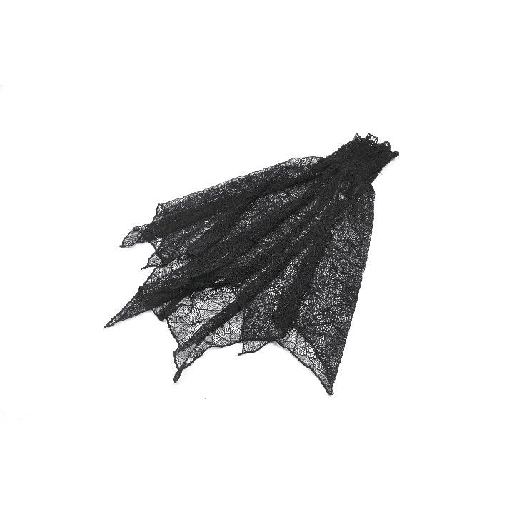 Dark in Love Seraphine Black Lace Ruffle Arm Sleeves