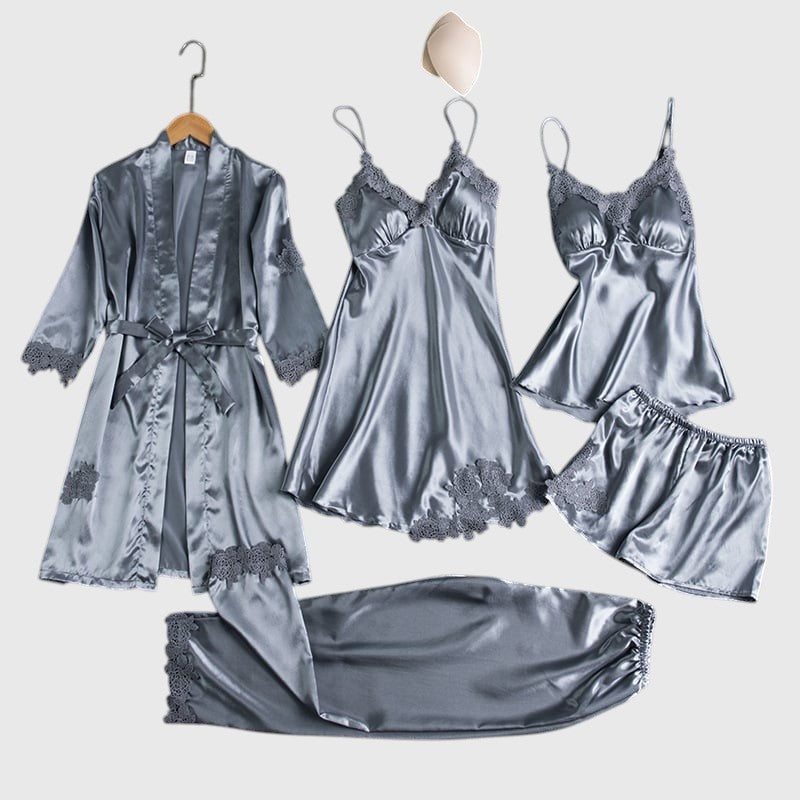 Marit - Women's 5-Piece Nightwear Set
