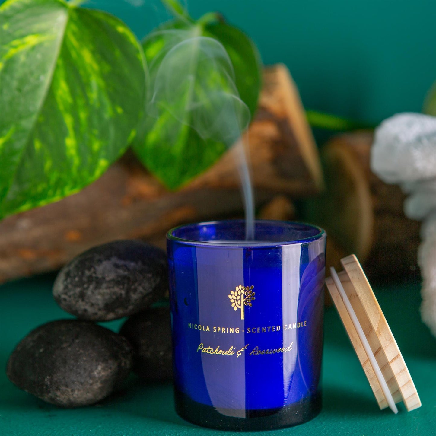 130g Patchouli & Rosewood Soy Wax Scented Candle