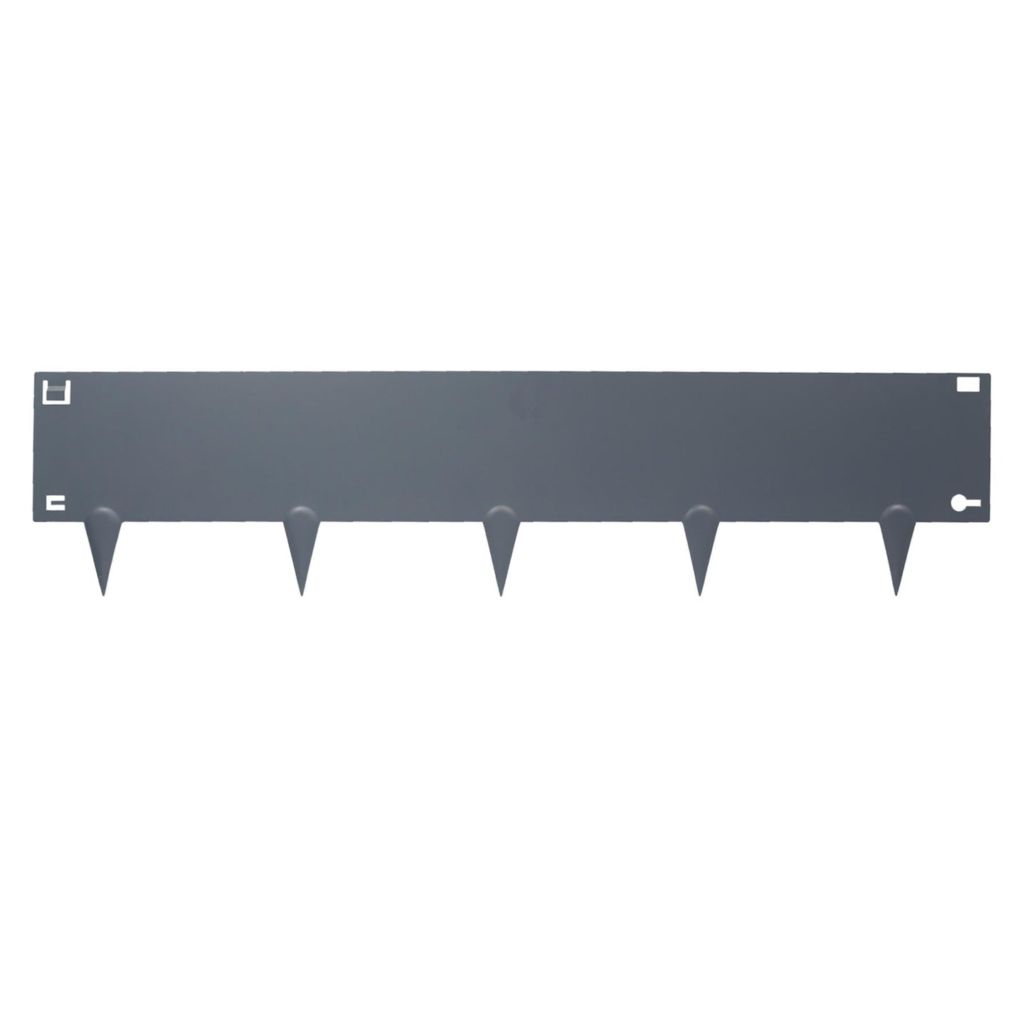 5pc Steel Lawn Edging Set - 5m x 16cm