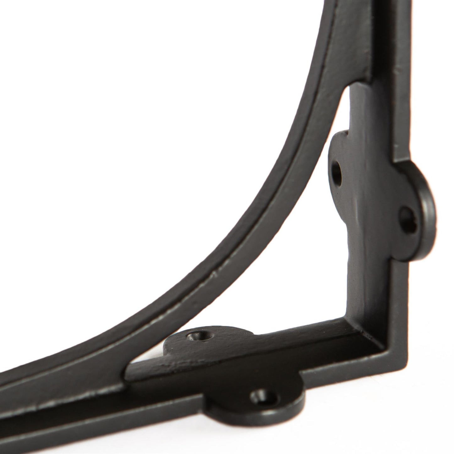 150mm Curved Iron Shelf Bracket