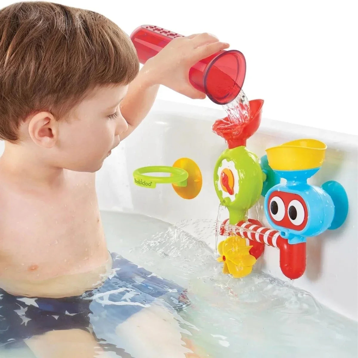 Yookidoo Spin 'N' Sprinkle Water Lab Bath Toy