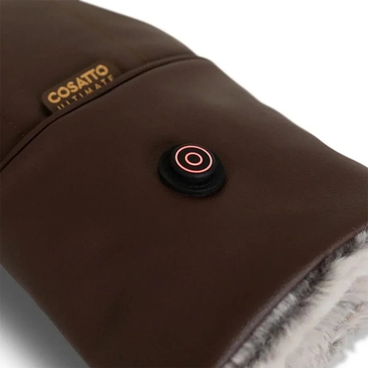 Cosatto Ultimate Heated Snuggle Mitts - Brown.