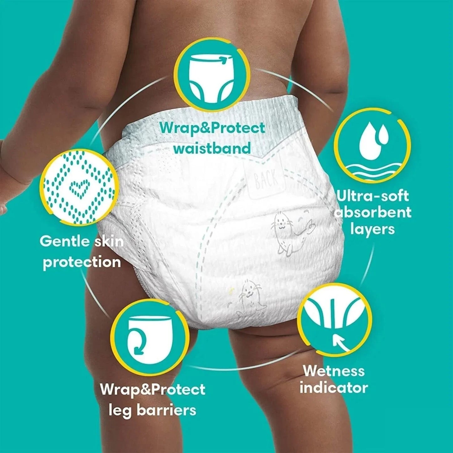 Pampers Baby Dry Size 5 Carry Pack - 23 nappies