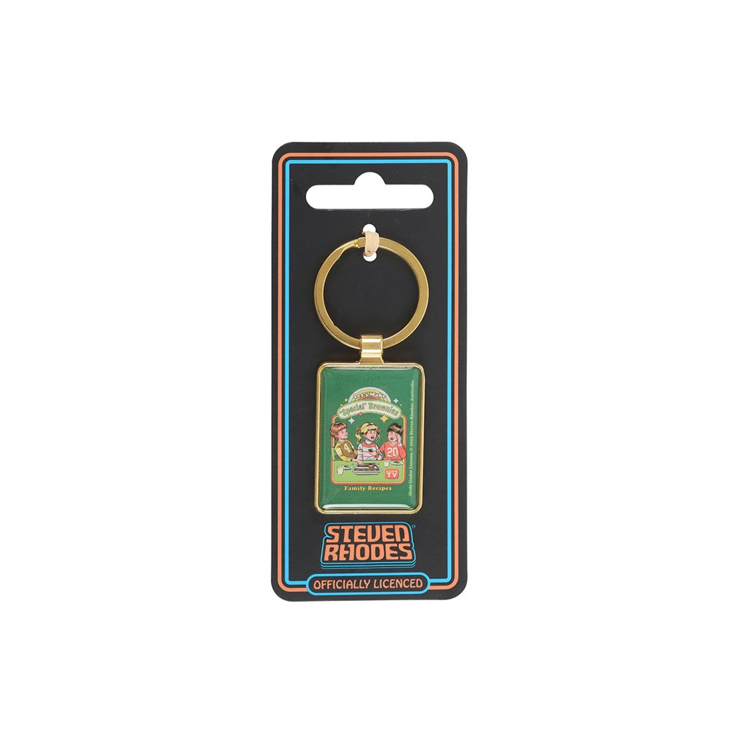 Let's Make Brownies Keyring by Steven Rhodes