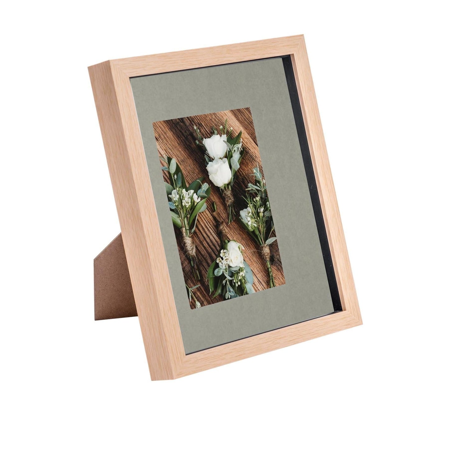 8" x 10" 3D Box Photo Frame with 4" x 6" Mount