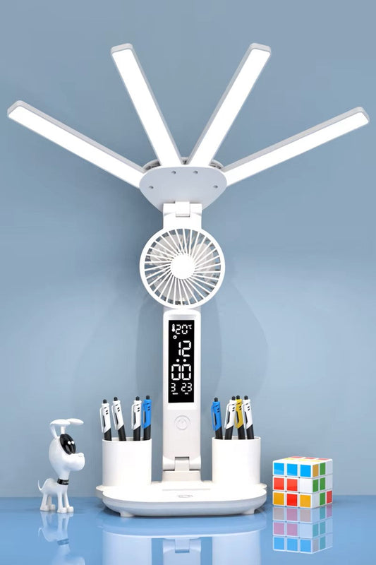 3in1 Multifunction Table Lamp LED Four-headed Folding