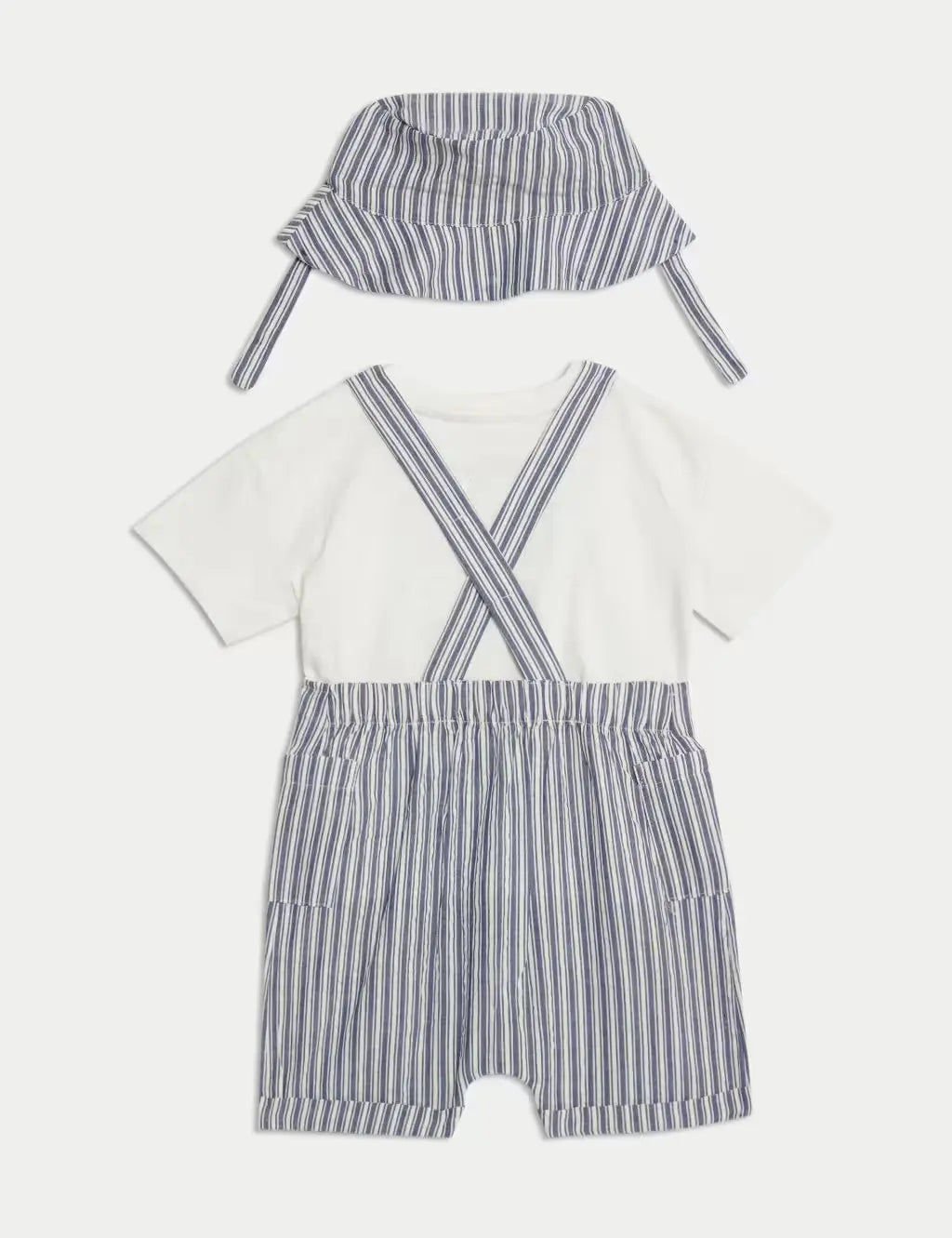 3pc Pure Cotton Peter Rabbit™ Striped Outfit (0-3 Yrs)