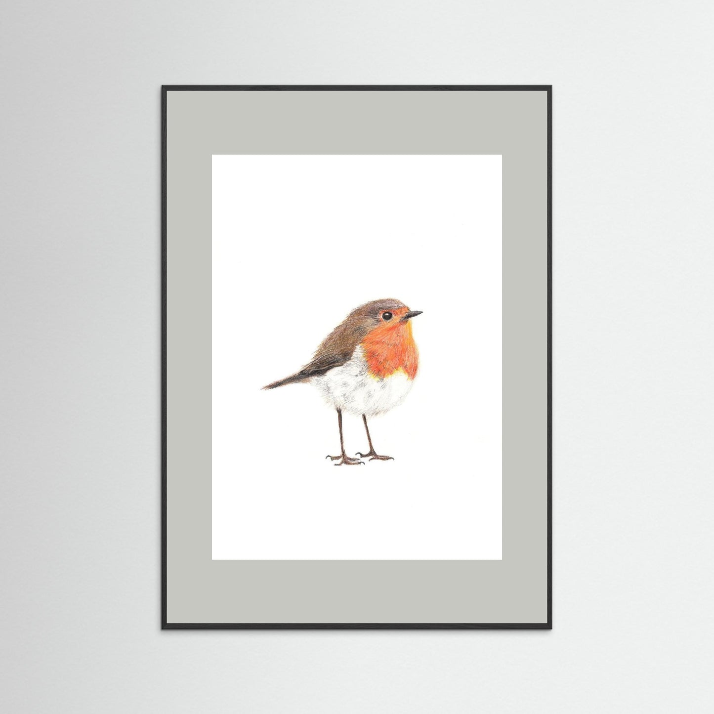 Robin Woodland Art Print