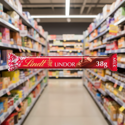 24 x Lindt Lindor Milk Chocolate Treat Bar 38G