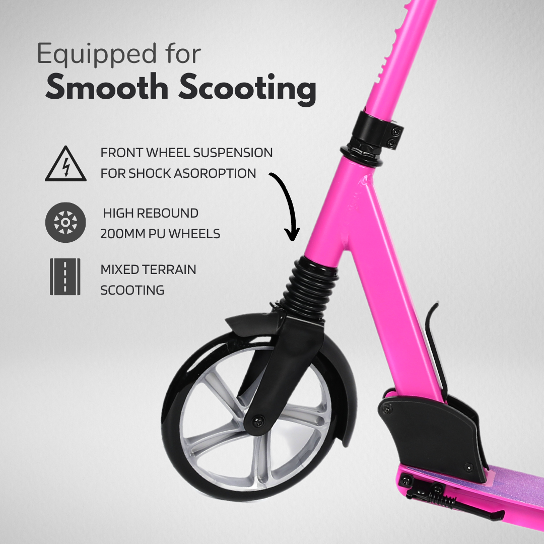 Pink - Big 2 Wheel Scooter