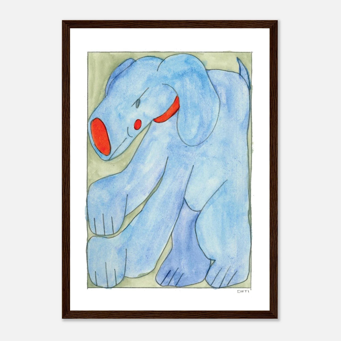 Hayley Deti - 'Boog 2 (Mischief)' Framed Print