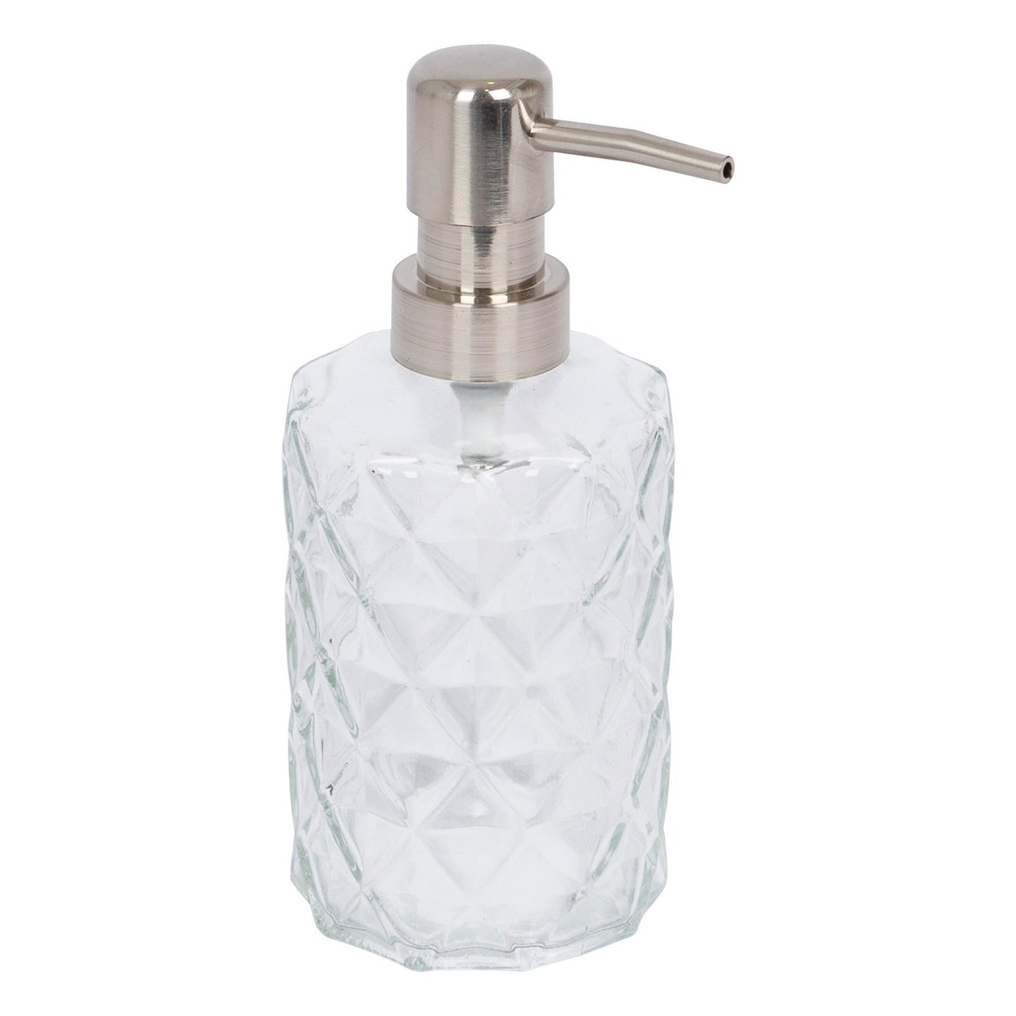 330ml Prism Glass Soap Dispenser